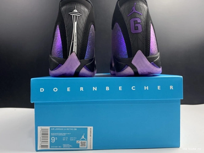 Chep Onekick CV2469-001 RETRO 14 AIR '' JORDAN DOERNBECHER 0816